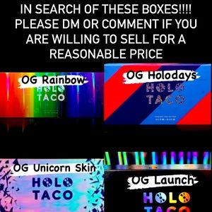 ISO HOLO TACO COLLECTION BOXES